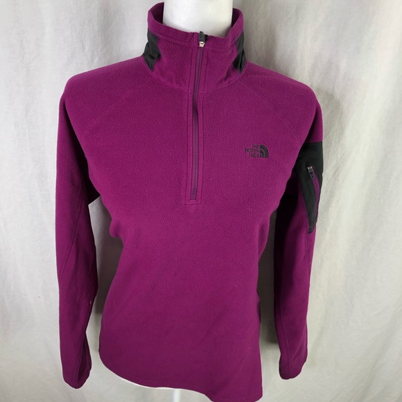 The North Face Jackets & Blazers - The North Face Womens Purple L Flash Dry 1/4 Zip